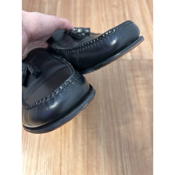 Hitchcock Wide Shoes For Men Tassel Dress Shoes Black Size 11.5 main image 7